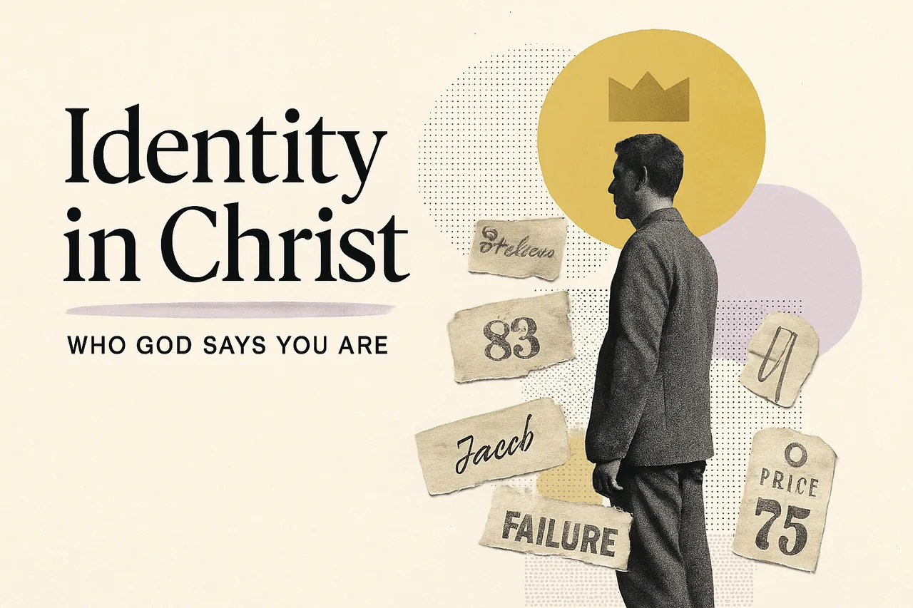 10 Bible Verses About Identity in Christ to Memorize — editorial collage illustration