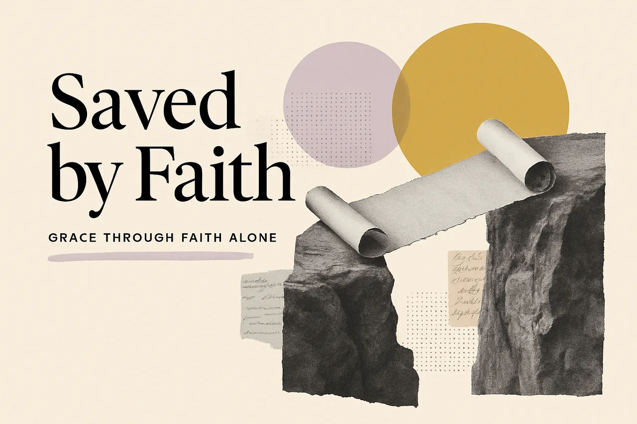 10 Bible Verses About Salvation by Faith to Memorize — editorial collage illustration