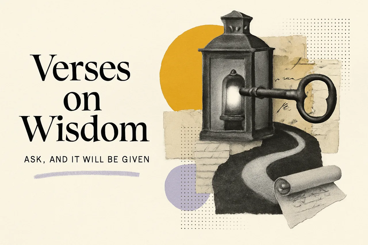 10 Bible Verses About Wisdom to Memorize — editorial collage illustration